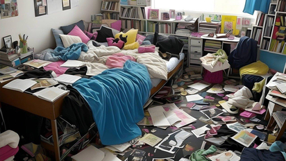 El significado de tener tu habitación desordenada según la psicología