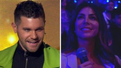 Majo Martino acompañó a Locho Loccisano en 