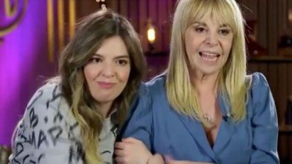 Claudia Villafañe su reacción cuando Rocío Oliva lloraba