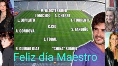 Día del maestro: le dedican un meme a Nicolás Cabré con la selección de mujeres de su vida