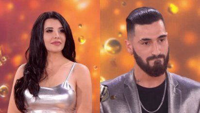 El pertenaire de Charlotte Caniggia, Cristian Sergio, casi llora en la pista del Cantando 