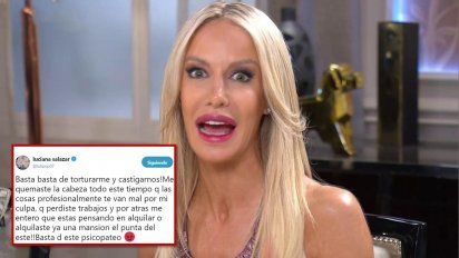 Luciana Salazar enfureció con Redrado porque le llora miseria pero tiene mansión nueva en Punta: Qué ingratitud!