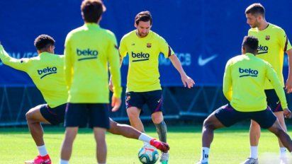 Lionel Messi vuelve a la cancha después de casi 100 días