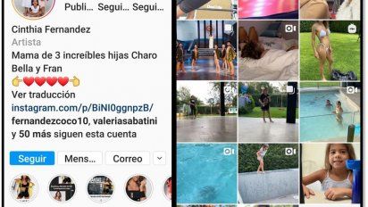 Guerra total Cinthia Fernández vs Martín Baclini: ella lo borró de su Instagram