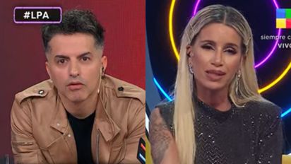 Picante pase entre Ángel de Brito y Florencia Peña