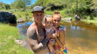 El Polaco y Barby Silenzi celebraron los ocho meses de su hija