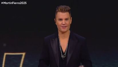 El mensaje que Santiago del Moro dedicó a Thiago Medina en los Premios Martín Fierro 2025