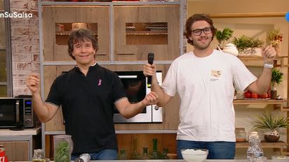 Maxi, uno de los hijos menores de Ariel Rodríguez Palacios, sorprendió al salir al aire en 'Ariel en su Salsa'