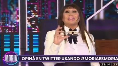 ¿Cómo le fue a Moria Casán en el comienzo de su nuevo programa?