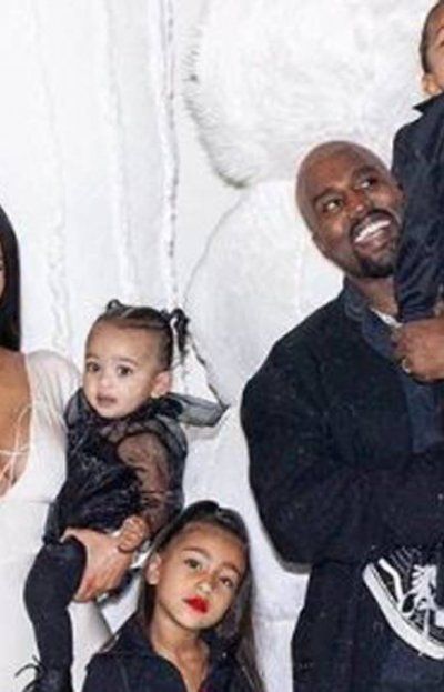 El reencuentro de Kanye West y Kim Kardashian en la fiesta de su hija 