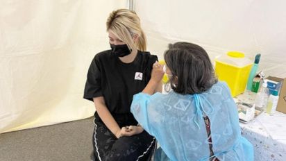 Wanda Nara se vacunó contra el covid-19