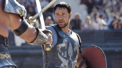 Russel Crowe protagonizó Gladiador en el 2000.