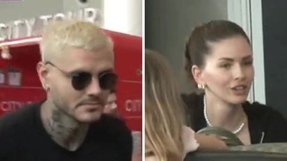 Así fue la llegada de la China Suárez y Mauro Icardi a la Argentina