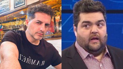 Ángel de Brito irónico con Darío Barassi: 