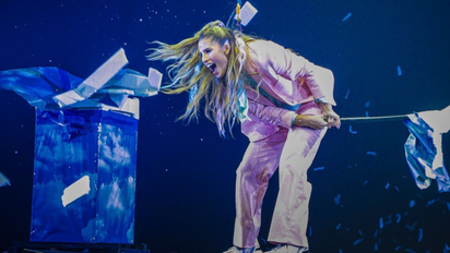 El increíble ensayo de Julieta Poggio para los nuevos shows de Fuerza Bruta