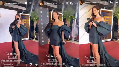 El increíble look de Paula Chaves en los Premios Martín Fierro 2022