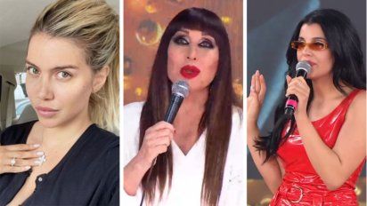 Moria Casán confundió a Charlotte Caniggia con Wanda Nara y esta fue su reacción
