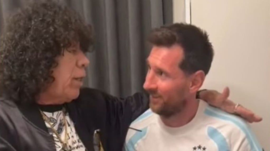 Lionel Messi y La Mona Jiménez: el encuentro inesperado que revolucionó el Mundial