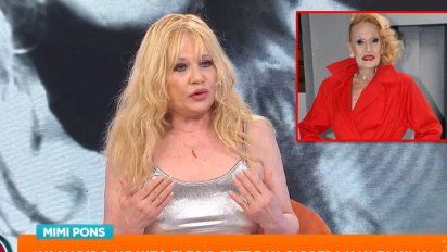 Mimi Pons reveló que su hermana Norma no le permitió volver a trabajar: ''Fue egoísta, me dijo 'yo no quiero que vuelvas'''