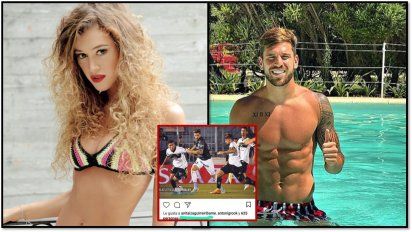 La bailarina Anita Izaguirre quiere ser botinera: los likes a un jugador de Temperley
