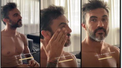 Maldad: Mica Viciconte sorprendió a Fabián Cubero llorando mientras miraba Gladiador 