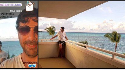 Darthés, después de Simona y de la denuncia de Calu Rivero, de vacaciones en Bahamas