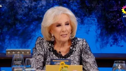 Mirtha Legrand celebró el triunfo de la Selección Argentina con una torta temática de fútbol