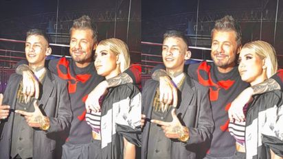 Wanda Nara estuvo con L-Gante en el after de la final de 'Canta Conmigo Ahora'