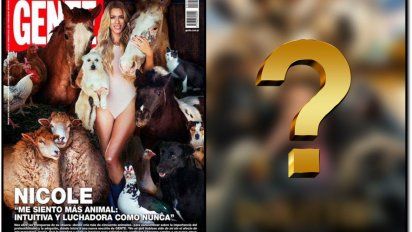 En que película se ''inspiró'' la bizarra tapa de Nicole Neumann