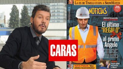 Marcelo Tinelli decidió no ir a la gala de Caras enojado por una tapa de la revista Noticias