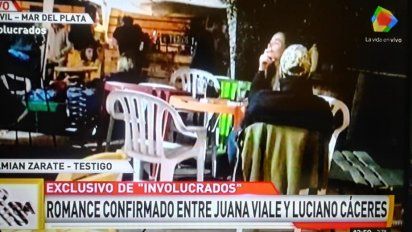 Siguen los rumores: un testigo dice que vio juntos y solos a Juanita Viale y Luciano Cáceres