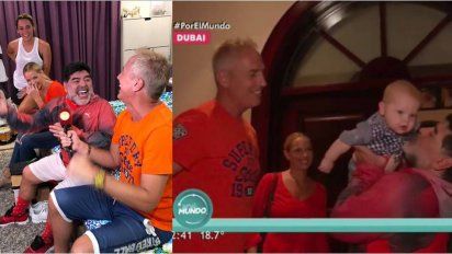 Maradona recibió a Marley y a Mirko en su casa en Dubai: toda la intimidad de la nota