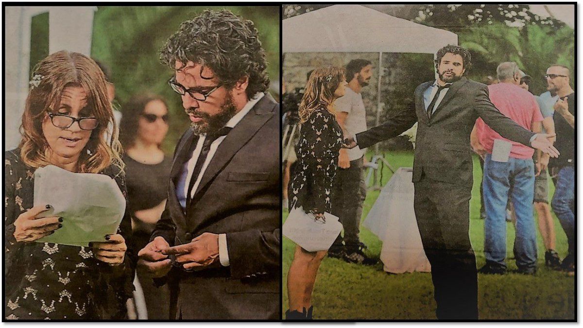 El casamiento de Nancy Dupláa y Luciano Castro en el