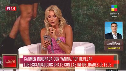 Yanina Latorre le puso los puntos a Carmen Barbieri: 