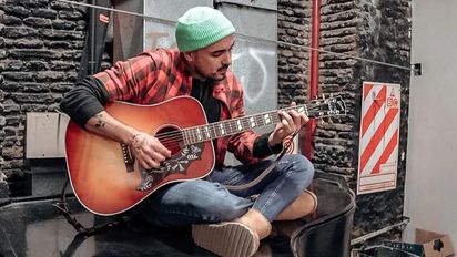 Abel Pintos sorprendió a un artista callejero: ¡la increíble anécdota!