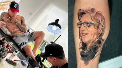 El Polaco se hizo un tatuaje en honor a su padre