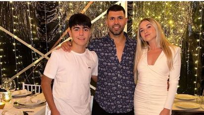 La reacción de Benjamín Agüero al nacimiento de su hermana Olivia: las primeras fotos del Kun y su hija