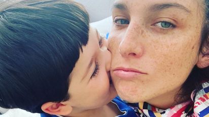 Juana Repetto pasó un mal momento con el Covid de su hijo Toribio