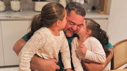 La emoción de Dario Barassi en su cumpleaños: 