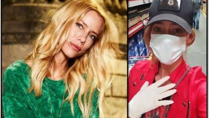 Ridícula: Nicole no sabe lo que es una pandemia y va al supermercado con barbijo