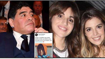 Gianinna postula a su hijo Benjamín para que lleve al altar a Dalma ante la posible ausencia de Diego Maradona