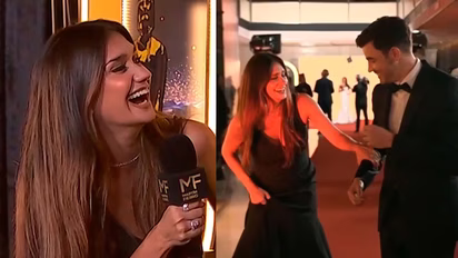 El divertido blooper de Momi Giardina en la previa de los Martín Fierro 2025