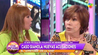 Furioso cruce entre Nora Cárpena y Celina Rucci: 