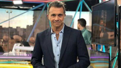 Sergio Lapegüe emocionado al ganar un premio Martín Fierro