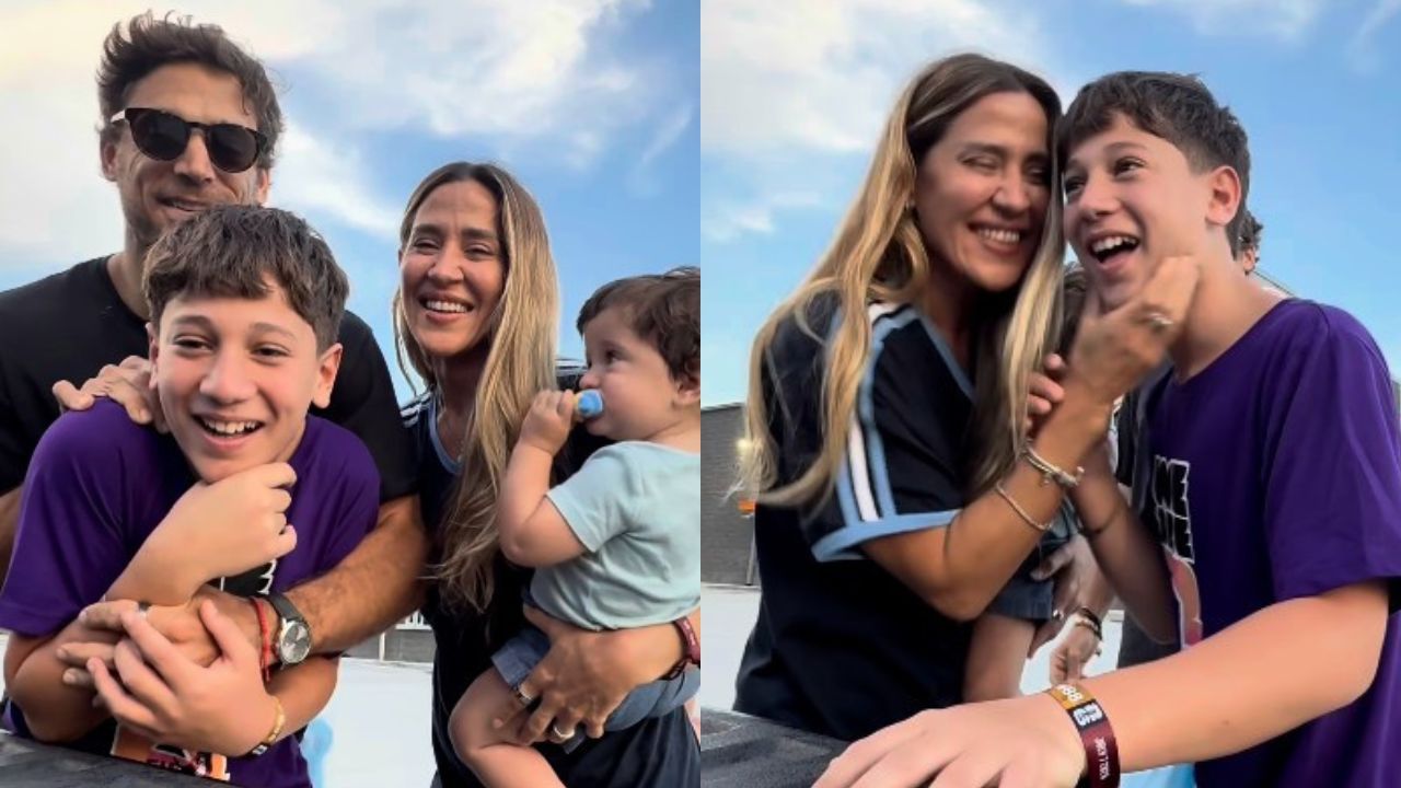 Jimena Barón y Matías Palleiro sorprendieron a Momo con un viaje a Disney en Estados Unidos
