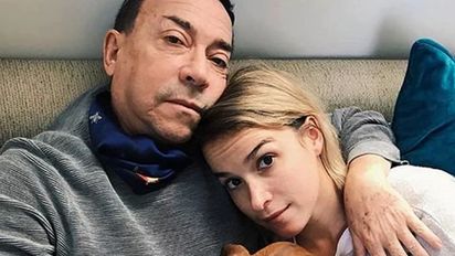 Aníbal Pachano muy emocionado al hablar de su hija