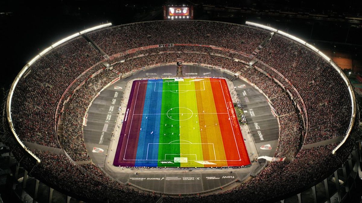 ¡Por la igualdad! Clubes argentinos se manifestaron por el Día del Orgullo LGBTIQ+