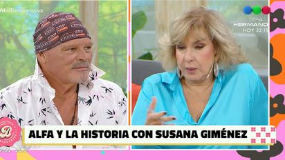 Georgina Barbarossa le paró el carro a Alfa en vivo: 