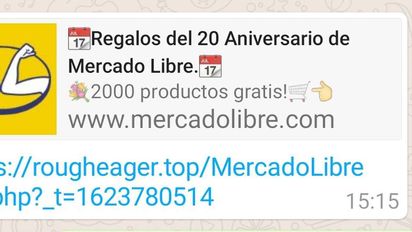 Mercado Libre advierte sobre la Estafa de Whatsapp
