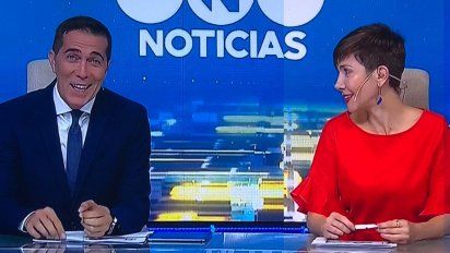 Barili volvió al noticiero de Telefe y Cristina Pérez lo beboteó al aire: 